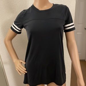 Pink Republic Modal Stripe Sleeve Tee